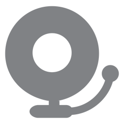 Icono plano de campana de escuela Diseño PNG