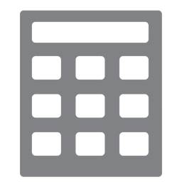 School Calculator Flat Icon School PNG & SVG Design For T-Shirts