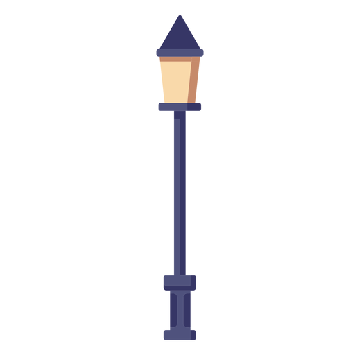 Street lamp post icon PNG Design