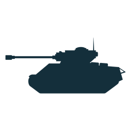 Panzerkampffahrzeugschattenbild PNG-Design