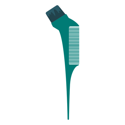 Icono de peine de cepillo de teñido Diseño PNG