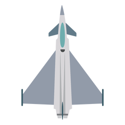 Typhoon Aircraft Top View Icon Transparent PNG & SVG Vector