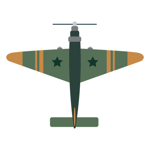 Vintage fighter aircraft icon
