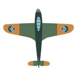 Icono de avión militar vintage Diseño PNG