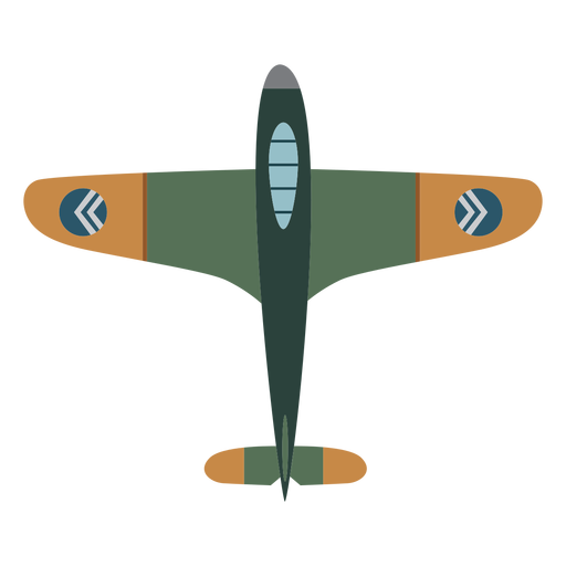 Vintage military aircraft icon