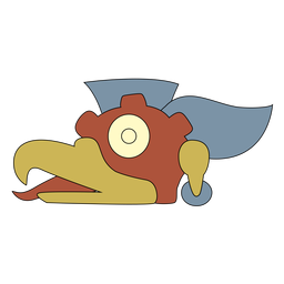 Buitre signo azteca Diseño PNG