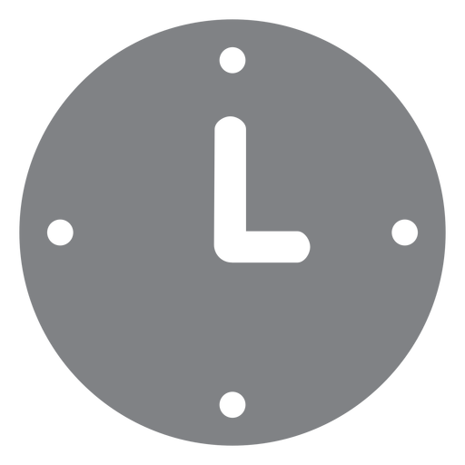 Wall clock flat icon PNG Design
