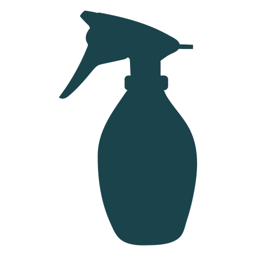 Water spray bottle silhouette PNG Design
