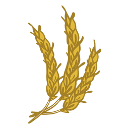 Weizen Gekritzel Symbol PNG-Design