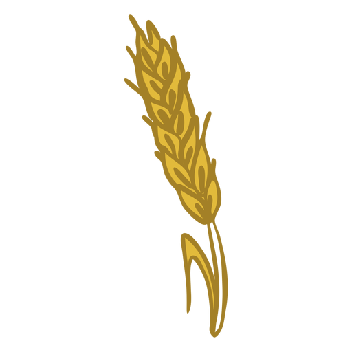Icono de cabeza de trigo Diseño PNG