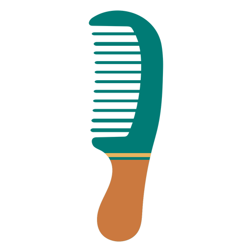 Icono de peine de dientes anchos Diseño PNG