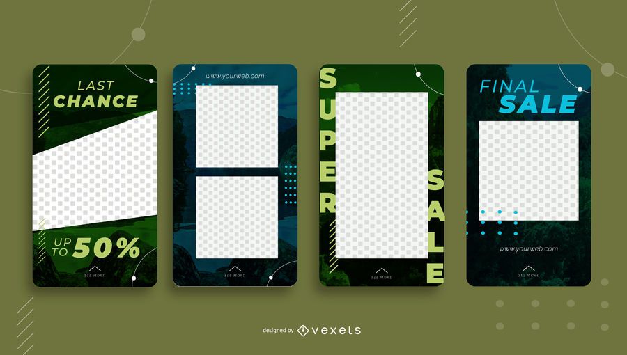Social Media Sale Portrait Template Pack Social Media Sale Portrait Template Pack