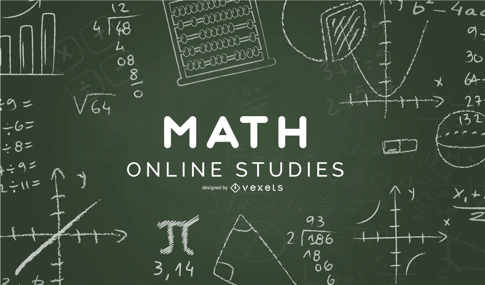 Capa de estudos online de álgebra