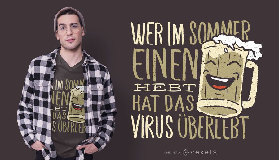 German Beer Quote T-shirt Design German Beer Quote T-shirt Design