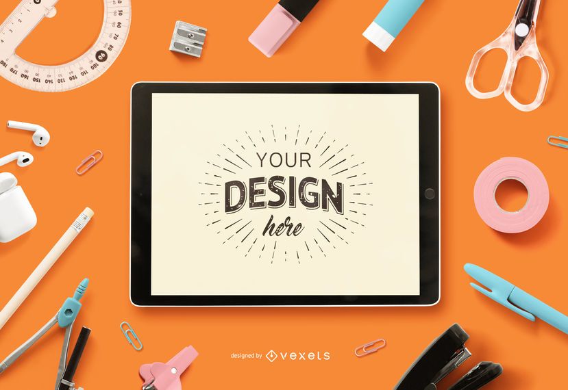 Education iPad Screen Mockup Education iPad Screen Mockup