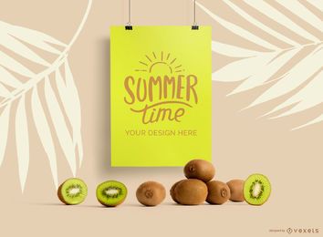 Hängendes Plakat-Kiwi-Modell