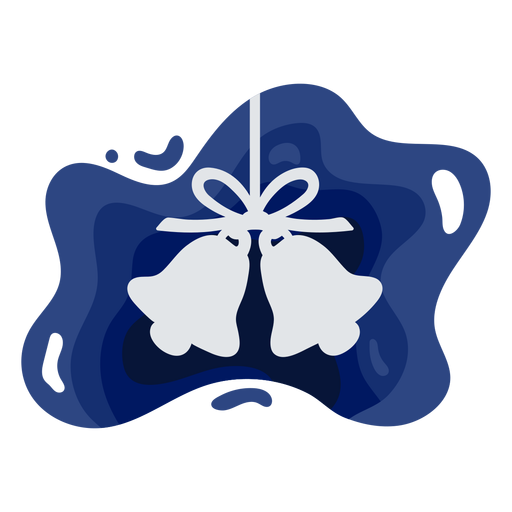 Bells simple papercut Desenho PNG