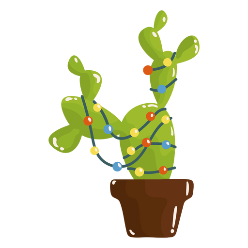 Cool cactus lights Desenho PNG