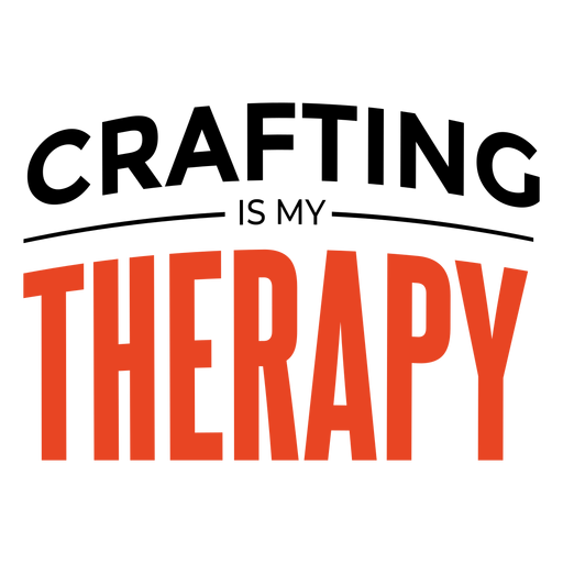 Handwerkstherapie Schriftzug PNG-Design