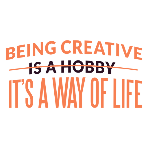 Creative life lettering