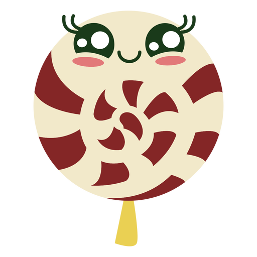 Cute christmas lollipop PNG Design