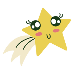 Cute star christmas PNG Design