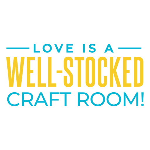 Love craft room lettering