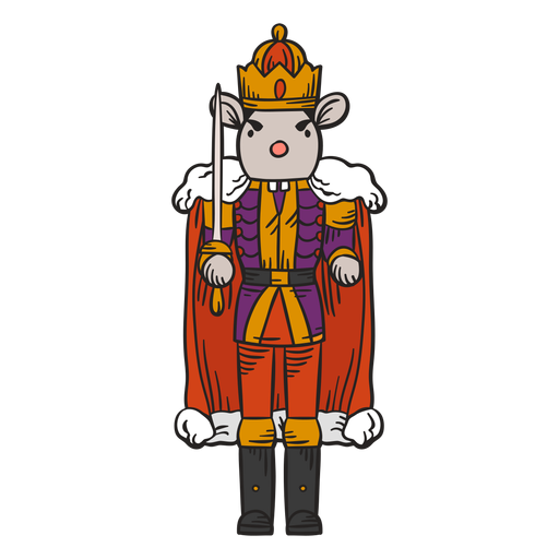 Mouse king nutcracker character - Transparent PNG & SVG vector file