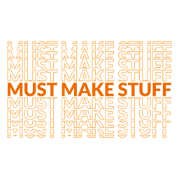 Muss Sachen beschriften PNG-Design