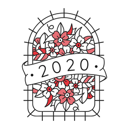 Newyear badge pretty PNG Design Transparent PNG
