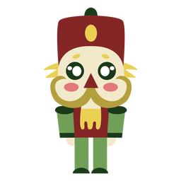 Elemento lindo cascanueces Diseño PNG