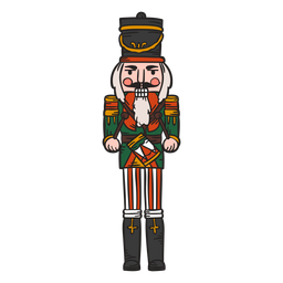 Nussknacker mit Trommeln PNG-Design