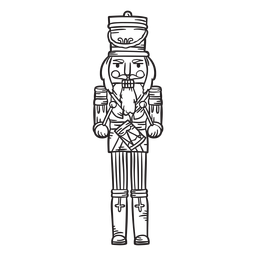 Quebra-nozes com golpe de bateria Desenho PNG