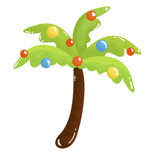 Palm tree christmas - Transparent PNG & SVG vector file