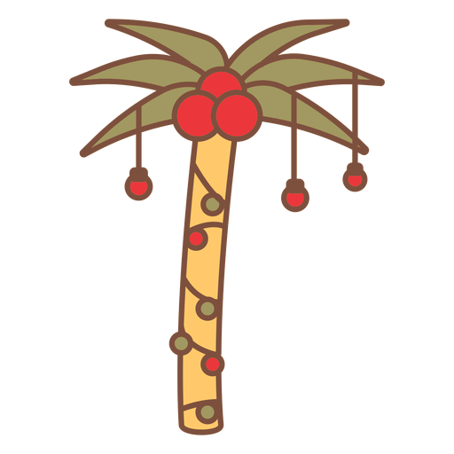 Christmas Palm Tree Png - Free Logo Image