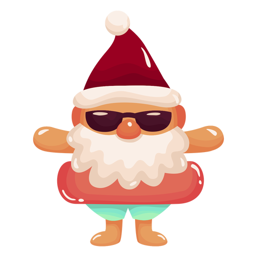 Tr?picos legais de Papai Noel Desenho PNG