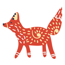 Scandinavian cute fox Scandinavian cute fox