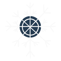 Scandinavian cute snowflake PNG Design Transparent PNG