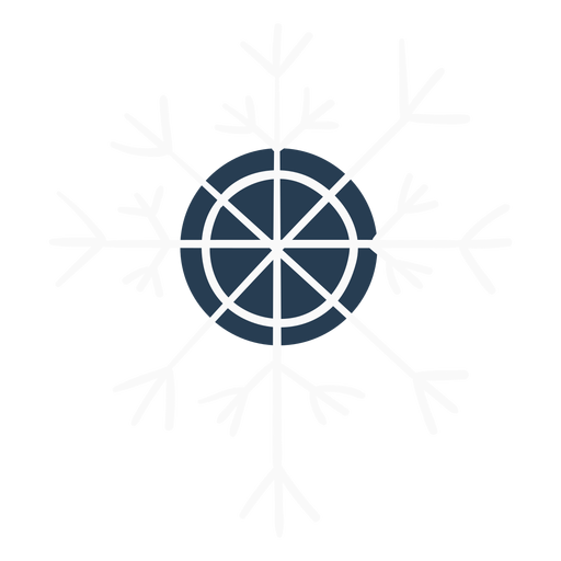 Scandinavian cute snowflake PNG Design