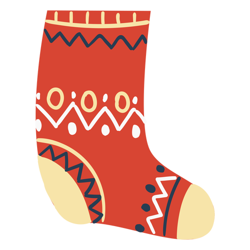 Scandinavian fluffy sock