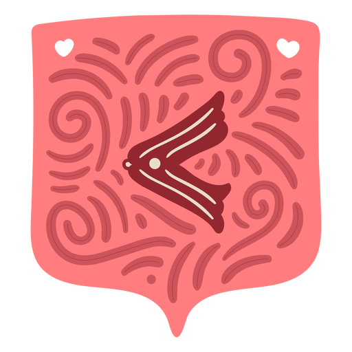 Valentine garland symbol PNG Design