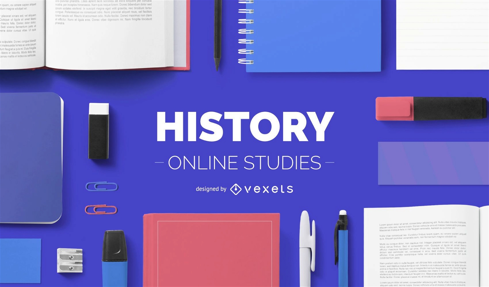 Geschichte Online-Studien decken Design