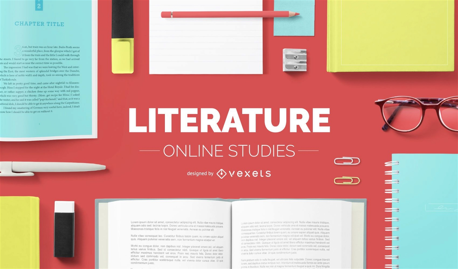 Literature online studies cover design