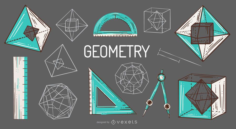 Geometry Elements Illustration Pack Geometry Elements Illustration Pack