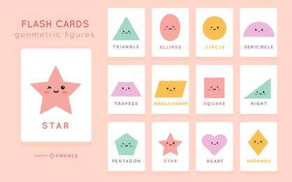 Cute Shape Flashcard Pack Cute Shape Flashcard Pack