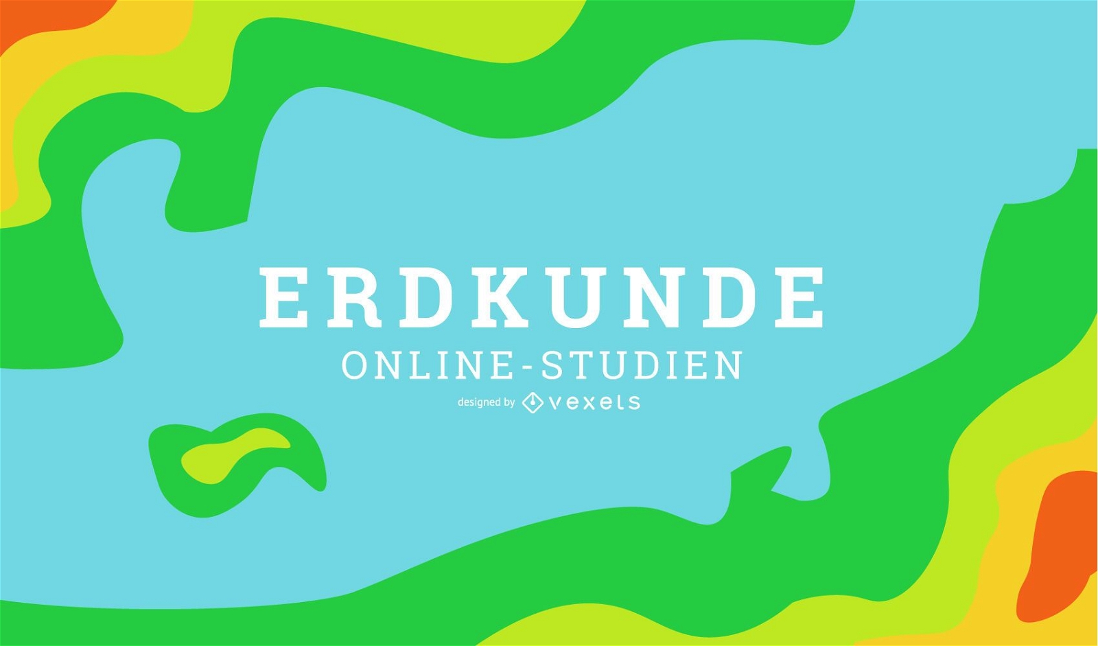 Diseño de portada de alemán de aprendizaje en línea