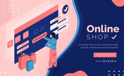 Online shop german slider template Online shop german slider template