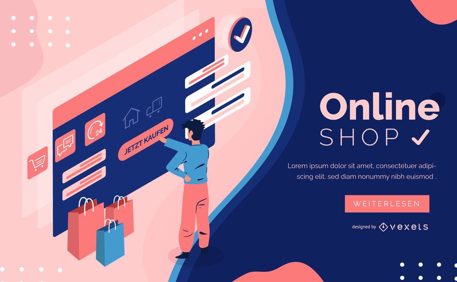 Online shop german slider template Online shop german slider template