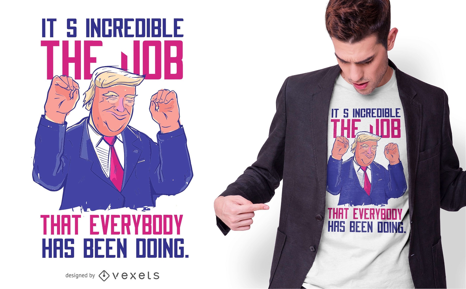 Design de camisetas Trump Quote