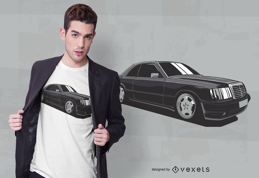 Diseño de camiseta de coche de lujo Diseño de camiseta de coche de lujo